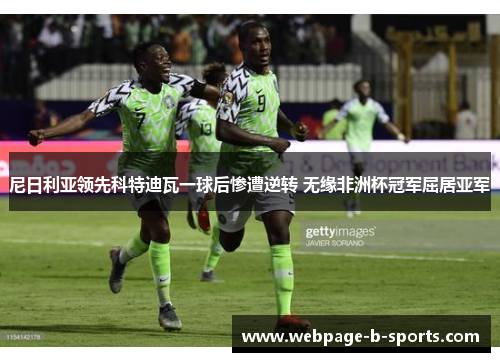 尼日利亚领先科特迪瓦一球后惨遭逆转 无缘非洲杯冠军屈居亚军 尼日利亚领先科特迪瓦一球后惨遭逆转 无缘非洲杯冠军屈居亚军